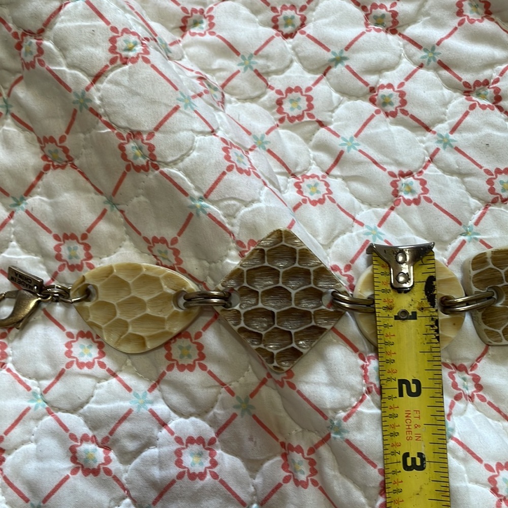 Chicos, textured, snake, print desk chain belt - Picture 7 of 7